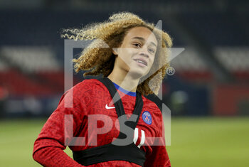 2021-01-09 - Xavi Simons of PSG warms up during the French championship Ligue 1 football match between Paris Saint-Germain (PSG) and Stade Brestois 29 on January 9, 2021 at Parc des Princes stadium in Paris, France - Photo Jean Catuffe / DPPI - PARIS SAINT-GERMAIN (PSG) AND STADE BRESTOIS - FRENCH LIGUE 1 - SOCCER