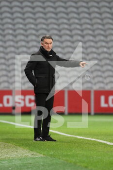 2021-01-17 - Coach LOSC Christophe Galtier during the French championship Ligue 1 football match between Lille OSC and Stade de Reims on January 17, 2021 at Pierre Mauroy stadium in Villeneuve-d'Ascq near Lille, France - Photo Laurent Sanson / LS Medianord / DPPI - LILLE OSC AND STADE DE REIMS - FRENCH LIGUE 1 - SOCCER