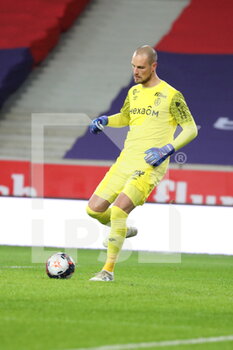2021-01-17 - Goalkeeper Reims RAJKOVIC 1 during the French championship Ligue 1 football match between Lille OSC and Stade de Reims on January 17, 2021 at Pierre Mauroy stadium in Villeneuve-d'Ascq near Lille, France - Photo Laurent Sanson / LS Medianord / DPPI - LILLE OSC AND STADE DE REIMS - FRENCH LIGUE 1 - SOCCER