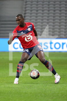2021-01-17 - Soumare 24 LOSC during the French championship Ligue 1 football match between Lille OSC and Stade de Reims on January 17, 2021 at Pierre Mauroy stadium in Villeneuve-d'Ascq near Lille, France - Photo Laurent Sanson / LS Medianord / DPPI - LILLE OSC AND STADE DE REIMS - FRENCH LIGUE 1 - SOCCER