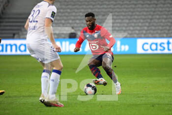 2021-01-17 - Jonathan BAMBA 7 LOSC during the French championship Ligue 1 football match between Lille OSC and Stade de Reims on January 17, 2021 at Pierre Mauroy stadium in Villeneuve-d'Ascq near Lille, France - Photo Laurent Sanson / LS Medianord / DPPI - LILLE OSC AND STADE DE REIMS - FRENCH LIGUE 1 - SOCCER