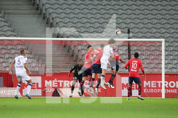 2021-01-17 - Action Reims during the French championship Ligue 1 football match between Lille OSC and Stade de Reims on January 17, 2021 at Pierre Mauroy stadium in Villeneuve-d'Ascq near Lille, France - Photo Laurent Sanson / LS Medianord / DPPI - LILLE OSC AND STADE DE REIMS - FRENCH LIGUE 1 - SOCCER