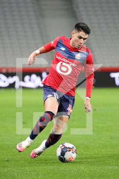 2021-01-17 - ARAUJO 11 LOSC during the French championship Ligue 1 football match between Lille OSC and Stade de Reims on January 17, 2021 at Pierre Mauroy stadium in Villeneuve-d'Ascq near Lille, France - Photo Laurent Sanson / LS Medianord / DPPI - LILLE OSC AND STADE DE REIMS - FRENCH LIGUE 1 - SOCCER