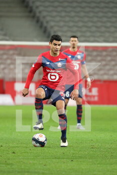 2021-01-17 - Benjamin ANDRE 21 LOSC during the French championship Ligue 1 football match between Lille OSC and Stade de Reims on January 17, 2021 at Pierre Mauroy stadium in Villeneuve-d'Ascq near Lille, France - Photo Laurent Sanson / LS Medianord / DPPI - LILLE OSC AND STADE DE REIMS - FRENCH LIGUE 1 - SOCCER