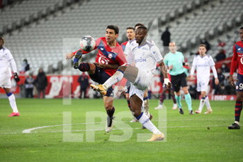 2021-01-17 - Benjamin ANDRE 21 LOSC during the French championship Ligue 1 football match between Lille OSC and Stade de Reims on January 17, 2021 at Pierre Mauroy stadium in Villeneuve-d'Ascq near Lille, France - Photo Laurent Sanson / LS Medianord / DPPI - LILLE OSC AND STADE DE REIMS - FRENCH LIGUE 1 - SOCCER