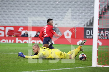 2021-01-17 - Goal DAVID 9 LOSC during the French championship Ligue 1 football match between Lille OSC and Stade de Reims on January 17, 2021 at Pierre Mauroy stadium in Villeneuve-d'Ascq near Lille, France - Photo Laurent Sanson / LS Medianord / DPPI - LILLE OSC AND STADE DE REIMS - FRENCH LIGUE 1 - SOCCER