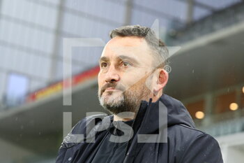 2021-01-23 - Franck Haise coach Lens during the French championship Ligue 1 football match between RC Lens and OGC Nice on January 23, 2021 at Bollaert-Delelis stadium in Lens, France - Photo Laurent Sanson / LS Medianord / DPPI - RC LENS AND OGC NICE - FRENCH LIGUE 1 - SOCCER