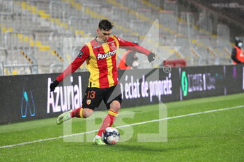 2021-01-23 - Clément Michelin 13 Lens during the French championship Ligue 1 football match between RC Lens and OGC Nice on January 23, 2021 at Bollaert-Delelis stadium in Lens, France - Photo Laurent Sanson / LS Medianord / DPPI - RC LENS AND OGC NICE - FRENCH LIGUE 1 - SOCCER