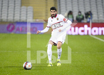 2021-01-23 - Pierre Lees-Melou of Nice during the French championship Ligue 1 football match between RC Lens and OGC Nice on January 23, 2021 at stade Bollaert-Delelis in Lens, France - Photo Jean Catuffe / DPPI - RC LENS AND OGC NICE - FRENCH LIGUE 1 - SOCCER