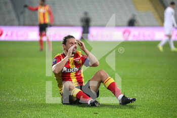 2021-01-23 - Captain Lens Cahuzac 18 during the French championship Ligue 1 football match between RC Lens and OGC Nice on January 23, 2021 at Bollaert-Delelis stadium in Lens, France - Photo Laurent Sanson / LS Medianord / DPPI - RC LENS AND OGC NICE - FRENCH LIGUE 1 - SOCCER