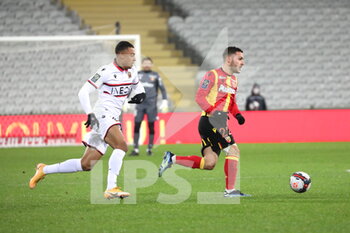 2021-01-23 - Tony Mauricio 22 Lens during the French championship Ligue 1 football match between RC Lens and OGC Nice on January 23, 2021 at Bollaert-Delelis stadium in Lens, France - Photo Laurent Sanson / LS Medianord / DPPI - RC LENS AND OGC NICE - FRENCH LIGUE 1 - SOCCER