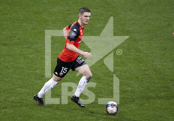 2021-01-31 - Julien Laporte of Lorient during the French championship Ligue 1 football match between FC Lorient and Paris Saint-Germain on January 31, 2021 at Stade du Moustoir - Yves Allainmat in Lorient, France - Photo Jean Catuffe / DPPI - FC LORIENT AND PARIS SAINT-GERMAIN - FRENCH LIGUE 1 - SOCCER