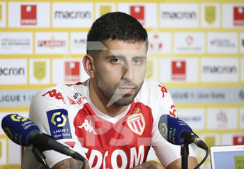 2021-01-31 - Guillermo Maripan of Monaco answers to the media during the post-match press conference following the French championship Ligue 1 football match between FC Nantes and AS Monaco on January 31, 2021 at Stade de La Beaujoire - Louis Fonteneau in Nantes, France - Photo Jean Catuffe / DPPI - FC NANTES AND AS MONACO - FRENCH LIGUE 1 - SOCCER