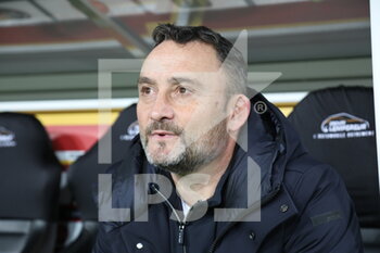 2021-02-03 - Franck Haise coach RC Lens during the French championship Ligue 1 football match between RC Lens and Olympique de Marseille on February 3, 2021 at Bollaert-Delelis stadium in Lens, France - Photo Laurent Sanson / LS Medianord / DPPI - RC LENS AND OLYMPIQUE DE MARSEILLE - FRENCH LIGUE 1 - SOCCER