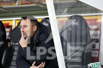 2021-02-03 - Franck Haise coach Lens during the French championship Ligue 1 football match between RC Lens and Olympique de Marseille on February 3, 2021 at Bollaert-Delelis stadium in Lens, France - Photo Laurent Sanson / LS Medianord / DPPI - RC LENS AND OLYMPIQUE DE MARSEILLE - FRENCH LIGUE 1 - SOCCER