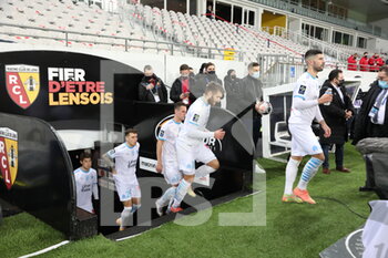 2021-02-03 - Before match Marseille during the French championship Ligue 1 football match between RC Lens and Olympique de Marseille on February 3, 2021 at Bollaert-Delelis stadium in Lens, France - Photo Laurent Sanson / LS Medianord / DPPI - RC LENS AND OLYMPIQUE DE MARSEILLE - FRENCH LIGUE 1 - SOCCER
