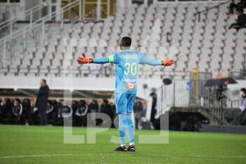 2021-02-03 - Mandanda goalkeeper Marseille during the French championship Ligue 1 football match between RC Lens and Olympique de Marseille on February 3, 2021 at Bollaert-Delelis stadium in Lens, France - Photo Laurent Sanson / LS Medianord / DPPI - RC LENS AND OLYMPIQUE DE MARSEILLE - FRENCH LIGUE 1 - SOCCER