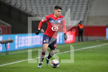 2021-02-14 - ARAUJO 11 LOSC during the French championship Ligue 1 football match between Lille OSC and Stade Brestois 29 on February 14, 2021 at Pierre Mauroy stadium in Villeneuve-d'Ascq near Lille, France - Photo Laurent Sanson / LS Medianord / DPPI - LILLE OSC (LOSC) AND STADE BRESTOIS 29 (BREST) - FRENCH LIGUE 1 - SOCCER