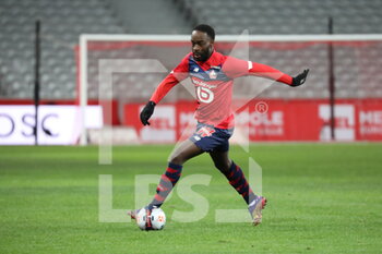 2021-02-14 - Jonathan IKONE 10 LOSC during the French championship Ligue 1 football match between Lille OSC and Stade Brestois 29 on February 14, 2021 at Pierre Mauroy stadium in Villeneuve-d'Ascq near Lille, France - Photo Laurent Sanson / LS Medianord / DPPI - LILLE OSC (LOSC) AND STADE BRESTOIS 29 (BREST) - FRENCH LIGUE 1 - SOCCER