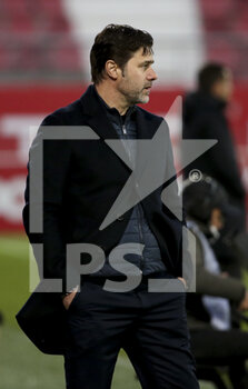 2021-02-27 - Coach of PSG Mauricio Pochettino during the French championship Ligue 1 football match between Dijon FCO (DFCO) and Paris Saint-Germain (PSG) on February 27, 2021 at Stade Gaston Gerard in Dijon, France - Photo Jean Catuffe / DPPI - DIJON FCO (DFCO) AND PARIS SAINT-GERMAIN (PSG) - FRENCH LIGUE 1 - SOCCER