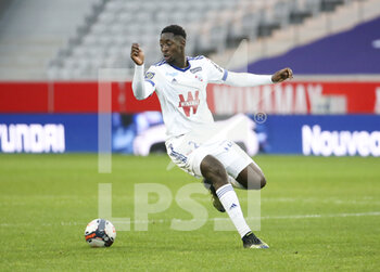 2021-02-28 - Ibrahima Sissoko of Strasbourg during the French championship Ligue 1 football match between Lille OSC and RC Strasbourg on february 28, 2021 at Pierre Mauroy stadium in Villeneuve-d'Ascq near Lille, France - Photo Jean Catuffe / DPPI - LILLE OSC AND RC STRASBOURG - FRENCH LIGUE 1 - SOCCER