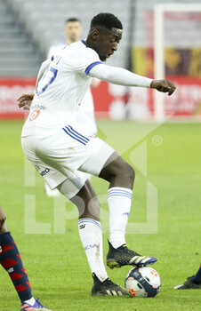 2021-02-28 - Ibrahima Sissoko of Strasbourg during the French championship Ligue 1 football match between Lille OSC and RC Strasbourg on february 28, 2021 at Pierre Mauroy stadium in Villeneuve-d'Ascq near Lille, France - Photo Jean Catuffe / DPPI - LILLE OSC AND RC STRASBOURG - FRENCH LIGUE 1 - SOCCER