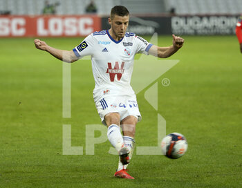 2021-02-28 - Frederic Guilbert of Strasbourg during the French championship Ligue 1 football match between Lille OSC and RC Strasbourg on february 28, 2021 at Pierre Mauroy stadium in Villeneuve-d'Ascq near Lille, France - Photo Jean Catuffe / DPPI - LILLE OSC AND RC STRASBOURG - FRENCH LIGUE 1 - SOCCER