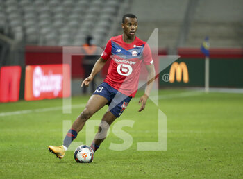 2021-02-28 - Tiago Djalo of Lille during the French championship Ligue 1 football match between Lille OSC and RC Strasbourg on february 28, 2021 at Pierre Mauroy stadium in Villeneuve-d'Ascq near Lille, France - Photo Jean Catuffe / DPPI - LILLE OSC AND RC STRASBOURG - FRENCH LIGUE 1 - SOCCER