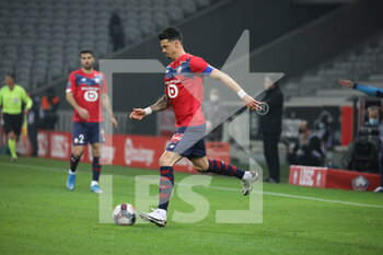 2021-03-03 - José FONTE 6 captain losc during the French championship Ligue 1 football match between Lille OSC and Olympique de Marseille on March 3, 2021 at Pierre Mauroy stadium in Villeneuve-d'Ascq near Lille, France - Photo Laurent Sanson / LS Medianord / DPPI - LILLE OSC AND OLYMPIQUE DE MARSEILLE - FRENCH LIGUE 1 - SOCCER