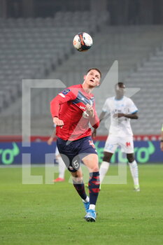 2021-03-03 - Defender Swen BOTMAN 5 losc during the French championship Ligue 1 football match between Lille OSC and Olympique de Marseille on March 3, 2021 at Pierre Mauroy stadium in Villeneuve-d'Ascq near Lille, France - Photo Laurent Sanson / LS Medianord / DPPI - LILLE OSC AND OLYMPIQUE DE MARSEILLE - FRENCH LIGUE 1 - SOCCER
