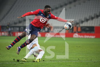 2021-03-03 - Jonathan IKONE 10 losc during the French championship Ligue 1 football match between Lille OSC and Olympique de Marseille on March 3, 2021 at Pierre Mauroy stadium in Villeneuve-d'Ascq near Lille, France - Photo Laurent Sanson / LS Medianord / DPPI - LILLE OSC AND OLYMPIQUE DE MARSEILLE - FRENCH LIGUE 1 - SOCCER