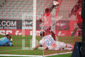 2021-03-03 - But Jonathan DAVID 9 losc during the French championship Ligue 1 football match between Lille OSC and Olympique de Marseille on March 3, 2021 at Pierre Mauroy stadium in Villeneuve-d'Ascq near Lille, France - Photo Laurent Sanson / LS Medianord / DPPI - LILLE OSC AND OLYMPIQUE DE MARSEILLE - FRENCH LIGUE 1 - SOCCER