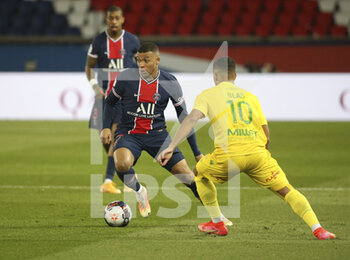 2021-03-14 - Kylian Mbappe of PSG during the French championship Ligue 1 football match between Paris Saint-Germain and FC Nantes on March 14, 2021 at Parc des Princes stadium in Paris, France - Photo Jean Catuffe / DPPI - PARIS SAINT-GERMAIN AND FC NANTES - FRENCH LIGUE 1 - SOCCER