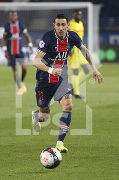 2021-03-14 - Angel Di Maria of PSG during the French championship Ligue 1 football match between Paris Saint-Germain and FC Nantes on March 14, 2021 at Parc des Princes stadium in Paris, France - Photo Jean Catuffe / DPPI - PARIS SAINT-GERMAIN AND FC NANTES - FRENCH LIGUE 1 - SOCCER