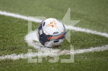 2021-03-14 - Illustration of the uhlsport matchball during the French championship Ligue 1 football match between Paris Saint-Germain and FC Nantes on March 14, 2021 at Parc des Princes stadium in Paris, France - Photo Jean Catuffe / DPPI - PARIS SAINT-GERMAIN AND FC NANTES - FRENCH LIGUE 1 - SOCCER
