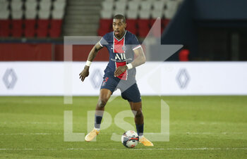 2021-03-14 - Presnel Kimpembe of PSG during the French championship Ligue 1 football match between Paris Saint-Germain and FC Nantes on March 14, 2021 at Parc des Princes stadium in Paris, France - Photo Jean Catuffe / DPPI - PARIS SAINT-GERMAIN AND FC NANTES - FRENCH LIGUE 1 - SOCCER
