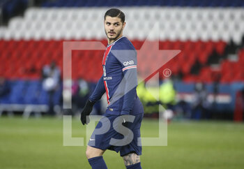 2021-03-14 - Mauro Icardi of PSG during the French championship Ligue 1 football match between Paris Saint-Germain and FC Nantes on March 14, 2021 at Parc des Princes stadium in Paris, France - Photo Jean Catuffe / DPPI - PARIS SAINT-GERMAIN AND FC NANTES - FRENCH LIGUE 1 - SOCCER