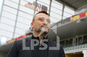 2021-03-14 - Coach RC Lens Franck Haise during the French championship Ligue 1 football match between RC Lens and FC Metz on March 14, 2021 at Bollaert-Delelis stadium in Lens, France - Photo Laurent Sanson / LS Medianord / DPPI - RC LENS AND FC METZ - FRENCH LIGUE 1 - SOCCER