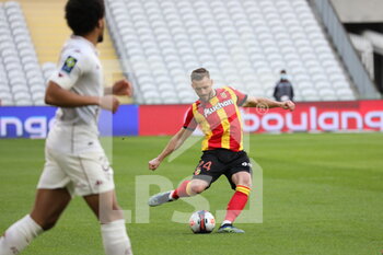 2021-03-14 - Jonathan Gradit 24 Lens during the French championship Ligue 1 football match between RC Lens and FC Metz on March 14, 2021 at Bollaert-Delelis stadium in Lens, France - Photo Laurent Sanson / LS Medianord / DPPI - RC LENS AND FC METZ - FRENCH LIGUE 1 - SOCCER