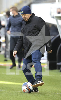 2021-03-14 - Coach of FC Metz Frederic Antonetti during the French championship Ligue 1 football match between RC Lens and FC Metz on March 14, 2021 at Stade Bollaert-Delelis in Lens, France - Photo Jean Catuffe / DPPI - RC LENS AND FC METZ - FRENCH LIGUE 1 - SOCCER