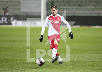 2021-03-19 - Caio Henrique of Monaco during the French championship Ligue 1 football match between AS Saint-Etienne (ASSE) and AS Monaco (ASM) on March 19, 2021 at Stade Geoffroy Guichard in Saint-Etienne, France - Photo Jean Catuffe / DPPI - AS SAINT-ETIENNE (ASSE) AND AS MONACO (ASM) - FRENCH LIGUE 1 - SOCCER