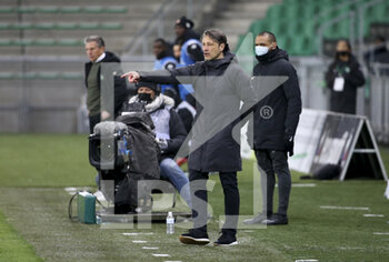 2021-03-19 - Coach of AS Monaco Niko Kovac during the French championship Ligue 1 football match between AS Saint-Etienne (ASSE) and AS Monaco (ASM) on March 19, 2021 at Stade Geoffroy Guichard in Saint-Etienne, France - Photo Jean Catuffe / DPPI - AS SAINT-ETIENNE (ASSE) AND AS MONACO (ASM) - FRENCH LIGUE 1 - SOCCER