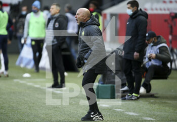 2021-03-20 - Coach of Olympique de Marseille Jorge Sampaoli during the French championship Ligue 1 football match between OGC Nice and Olympique de Marseille (OM) on March 20, 2021 at Allianz Riviera stadium in Nice, France - Photo Jean Catuffe / DPPI - OGC NICE AND OLYMPIQUE DE MARSEILLE (OM) - FRENCH LIGUE 1 - SOCCER