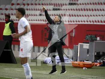 2021-03-20 - Coach of OGC Nice Adrian Ursea during the French championship Ligue 1 football match between OGC Nice and Olympique de Marseille (OM) on March 20, 2021 at Allianz Riviera stadium in Nice, France - Photo Jean Catuffe / DPPI - OGC NICE AND OLYMPIQUE DE MARSEILLE (OM) - FRENCH LIGUE 1 - SOCCER