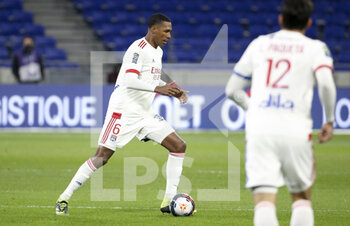 2021-03-21 - Marcelo Guedes of Lyon during the French championship Ligue 1 football match between Olympique Lyonnais (OL) and Paris Saint-Germain (PSG) on March 21, 2021 at Groupama stadium in Decines-Charpieu near Lyon, France - Photo Jean Catuffe / DPPI - OLYMPIQUE LYONNAIS AND PARIS SAINT-GERMAIN - FRENCH LIGUE 1 - SOCCER