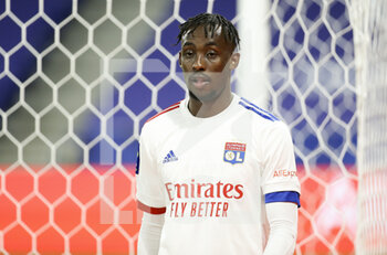 2021-03-21 - Tino Kadewere of Lyon during the French championship Ligue 1 football match between Olympique Lyonnais (OL) and Paris Saint-Germain (PSG) on March 21, 2021 at Groupama stadium in Decines-Charpieu near Lyon, France - Photo Jean Catuffe / DPPI - OLYMPIQUE LYONNAIS AND PARIS SAINT-GERMAIN - FRENCH LIGUE 1 - SOCCER