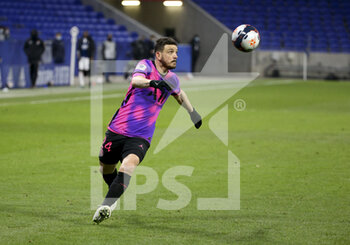 2021-03-21 - Alessandro Florenzi of PSG during the French championship Ligue 1 football match between Olympique Lyonnais (OL) and Paris Saint-Germain (PSG) on March 21, 2021 at Groupama stadium in Decines-Charpieu near Lyon, France - Photo Jean Catuffe / DPPI - OLYMPIQUE LYONNAIS AND PARIS SAINT-GERMAIN - FRENCH LIGUE 1 - SOCCER