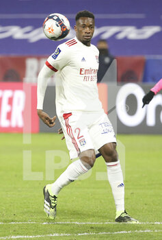 2021-03-21 - Sinaly Diomande of Lyon during the French championship Ligue 1 football match between Olympique Lyonnais (OL) and Paris Saint-Germain (PSG) on March 21, 2021 at Groupama stadium in Decines-Charpieu near Lyon, France - Photo Jean Catuffe / DPPI - OLYMPIQUE LYONNAIS AND PARIS SAINT-GERMAIN - FRENCH LIGUE 1 - SOCCER
