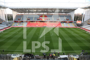2021-04-03 - Stadium before match during the French championship Ligue 1 football match between RC Lens and Olympique Lyonnais on April 3, 2021 at Bollaert-Delelis stadium in Lens, France - Photo Laurent Sanson / LS Medianord / DPPI - RC LENS VS OLYMPIQUE LYONNAIS - FRENCH LIGUE 1 - SOCCER