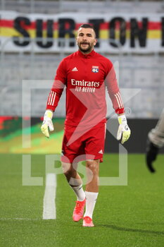 2021-04-03 - Goalkeeper Lyon Anthony Lopes during the French championship Ligue 1 football match between RC Lens and Olympique Lyonnais on April 3, 2021 at Bollaert-Delelis stadium in Lens, France - Photo Laurent Sanson / LS Medianord / DPPI - RC LENS VS OLYMPIQUE LYONNAIS - FRENCH LIGUE 1 - SOCCER